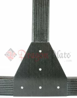 2" Square Tube Carbon Fiber Gusset 90° Tee