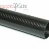 Carbon Fiber Roll Wrapped Telescoping Twill Tube ~ 1.5" ID X 48", Gloss Finish