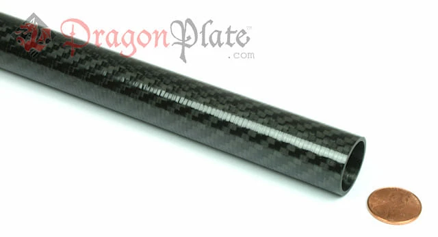 Carbon Fiber Roll Wrapped Telescoping Twill Tube ~ 0.75" ID X 48", Gloss Finish 1 Carbon Fiber Roll Wrapped Telescoping Twill Tube ~ 0.75" ID X 48", Gloss Finish
