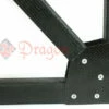 0.75" Square Tube Carbon Fiber Gusset 2D 90° Corner W/45°