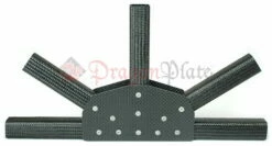 0.75" Square Tube Carbon Fiber Gusset "W"-Tee W/60°