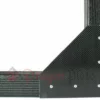 1" Square Tube Carbon Fiber Gusset 2D 90° Corner