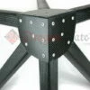 2" Square Tube Carbon Fiber Gusset 3D 90° Corner W/45°