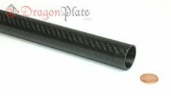 Carbon Fiber Roll Wrapped Telescoping Twill Tube ~ 1" ID X 96", Gloss Finish