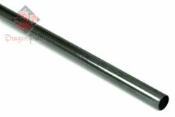 Carbon Fiber Roll Wrapped Uni Round Tapered Tube - 0.765" ID X 0.415" ID X 36"