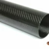 Carbon Fiber Roll Wrapped Telescoping Twill Tube ~ 2.375" ID X 24", Gloss Finish