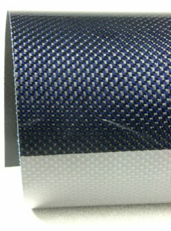 Twill Weave Carbon/Kevlar (Blue) Veneer 48" X 48"