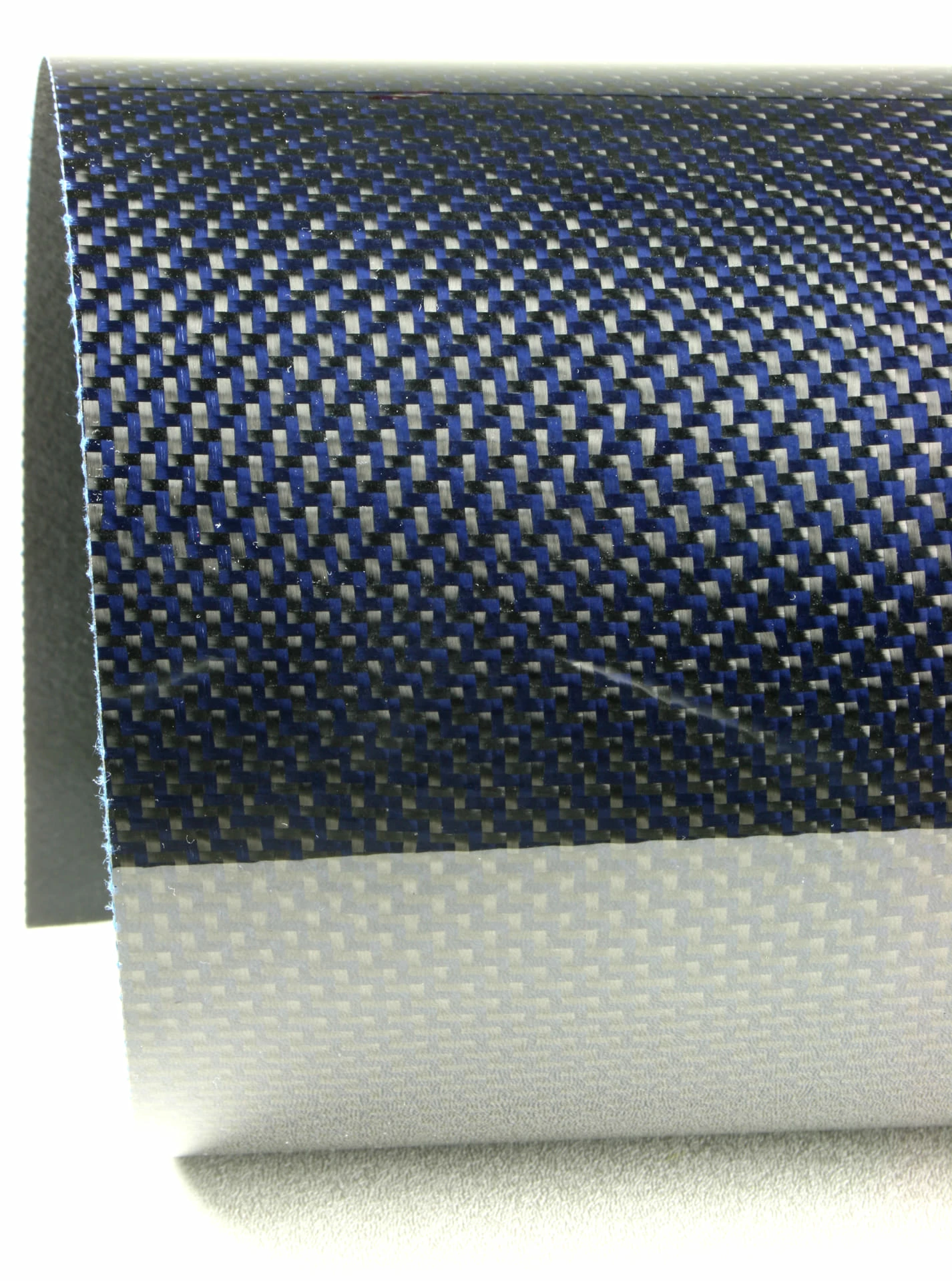 Twill Weave Carbon/Kevlar (Blue) Veneer 48" X 96" 1 Twill Weave Carbon/Kevlar (Blue) Veneer 48" X 96"