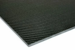 0/90 Degree Carbon Fiber Twill/Uni Sheet ~ 3/16" X 12" X 12"