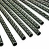 Carbon Fiber Roll Wrapped Twill Tube ~ 0.313" ID X 24", Thin Wall Gloss Finish