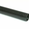 Carbon Fiber Roll Wrapped Twill Tube ~ 1" ID X 48", Gloss Finish