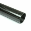 Carbon Fiber Roll Wrapped Twill Tube ~ 1.313" ID X 96", Thin Wall Gloss Finish