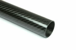 Carbon Fiber Roll Wrapped Twill Tube ~ 1.375" ID X 48", Gloss Finish