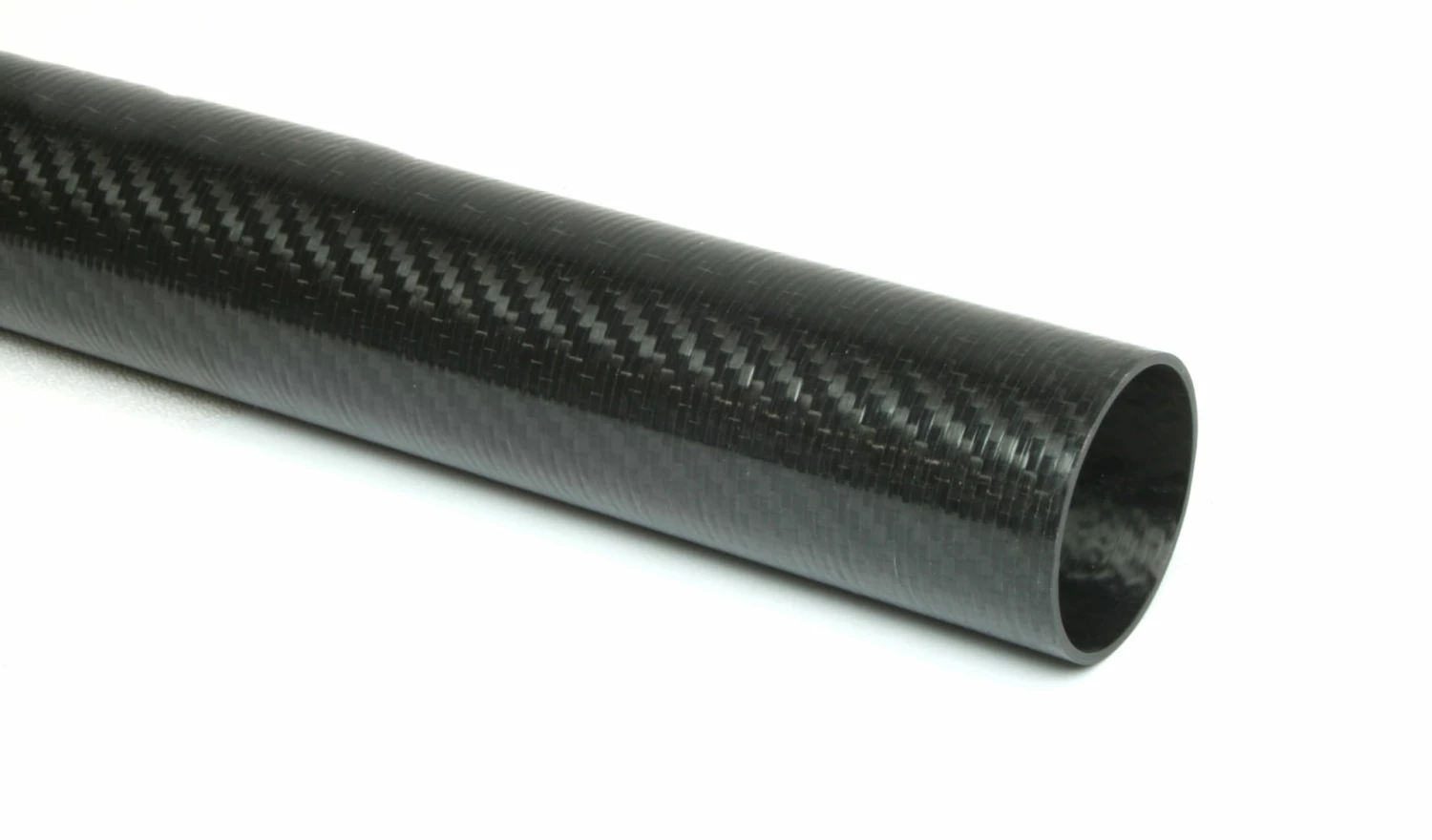 Carbon Fiber Roll Wrapped Twill Tube ~ 1.5" ID X 96", Thin Wall Gloss Finish 1 Carbon Fiber Roll Wrapped Twill Tube ~ 1.5" ID X 96", Thin Wall Gloss Finish