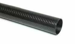 Carbon Fiber Roll Wrapped Twill Tube ~ 1.625" ID X 24", Gloss Finish