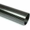 Carbon Fiber Roll Wrapped Twill Tube ~ 1.875" ID X 96", Gloss Finish