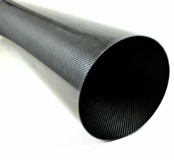 Carbon Fiber Roll Wrapped Twill Tube ~ 10" ID X 48", Gloss Finish