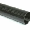 Carbon Fiber Roll Wrapped Twill Tube ~ 2.375" ID X 24", Gloss Finish