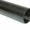 Carbon Fiber Roll Wrapped Twill Tube ~ 2.5" ID X 24", Gloss Finish