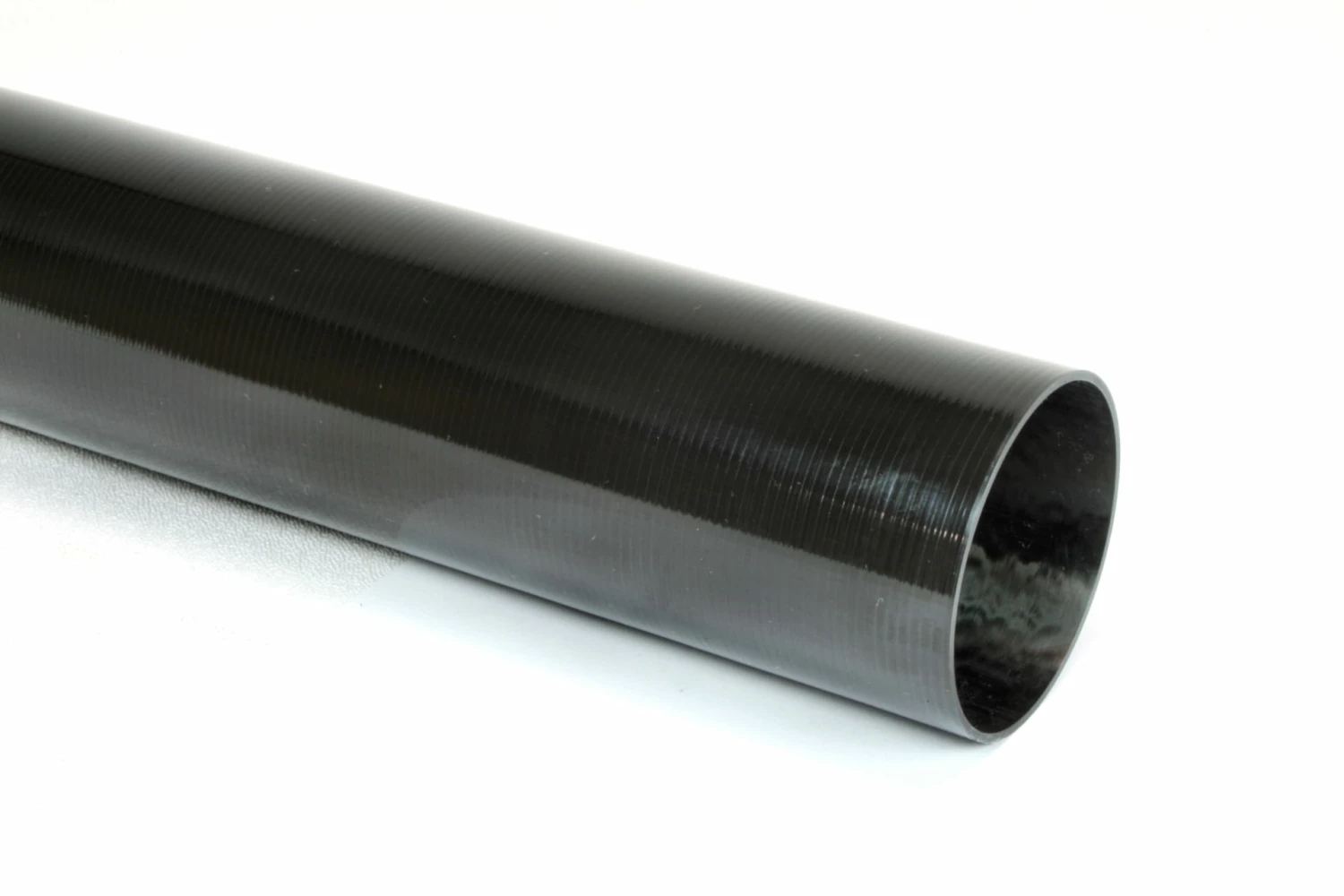 Carbon Fiber Roll Wrapped Uni Tube ~ 2.375" ID X 48", Gloss Finish 1 Carbon Fiber Roll Wrapped Uni Tube ~ 2.375" ID X 48", Gloss Finish