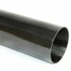 Carbon Fiber Roll Wrapped Uni Tube ~ 2.5" ID X 96", Gloss Finish