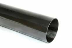 Carbon Fiber Roll Wrapped Uni Tube ~ 2.5" ID X 96", Gloss Finish