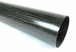 Braided Carbon Fiber Round Tubing ~ 4" ID X 96"