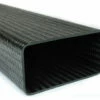 Braided Carbon Fiber Rectangular Tubing ~ 2" X 4" X 48"