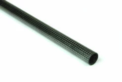 Braided Carbon Fiber Round Tubing ~ 0.5" ID X 24"