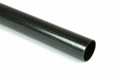 Braided Carbon Fiber Round Tubing ~ 1" ID X 96"