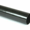 Braided Carbon Fiber Round Tubing ~ 1.25" ID X 24"