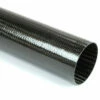 Braided Carbon Fiber Round Tubing ~ 1.5" ID X 24"