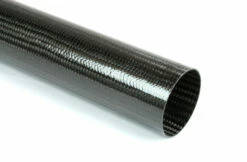 Braided Carbon Fiber Round Tubing ~ 1.625" ID X 96"