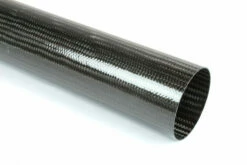 Braided Carbon Fiber Round Tubing ~ 2.375" ID X 48"