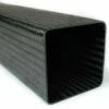 Braided Carbon Fiber Square Tubing ~ 3" X 3" X 24"