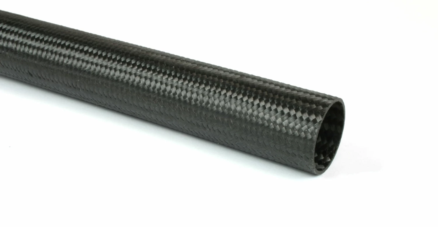 Braided EconomyTube™ Carbon Fiber Round Tubing ~ 0.75" ID X 24" 1 Braided EconomyTube™ Carbon Fiber Round Tubing ~ 0.75" ID X 24"