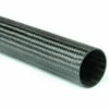 Braided EconomyTube™ Carbon Fiber Round Tubing ~ 1" ID X 48"