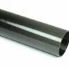 Carbon Fiber Roll Wrapped Uni Tube ~ 1.125" ID X 72", Gloss Finish
