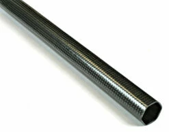 Braided Carbon Fiber Hexagonal Tubing ~ 0.75" ID X 96"