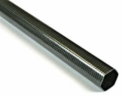 Braided Carbon Fiber Hexagonal Tubing ~ 1" ID X 24"