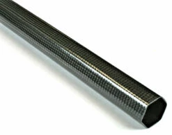 Braided Carbon Fiber Hexagonal Tubing ~ 1" ID X 48"