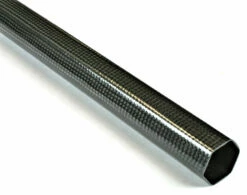 Braided Carbon Fiber Hexagonal Tubing ~ 1" ID X 96"
