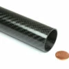 Carbon Fiber Roll Wrapped Telescoping Twill Tube ~ 1.125" ID X 72", Gloss Finish